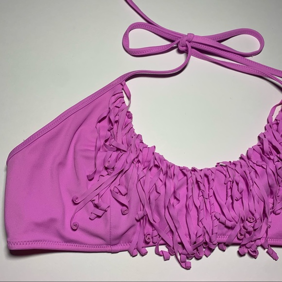 Victoria’s Secret purple fringe top bikini - Picture 2 of 16